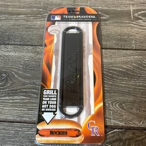 NEW MLB Colorado Rockies Hot Dog Press BBQ Grilling Accessory